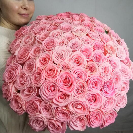 💓Роскошный букет "PERVOЦВЕТ"из 125 роз сорта Софи Лорен"