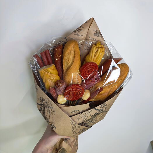 Букет из колбасы. Колбасный