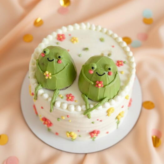 Bento XL con sapos lindos