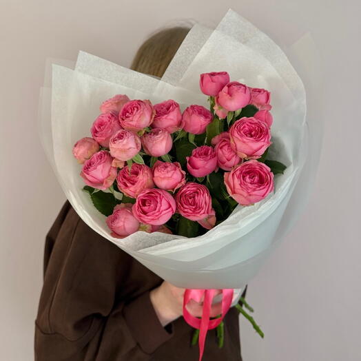 Букет «Ягодный Пунш» (Кустовая Роза)