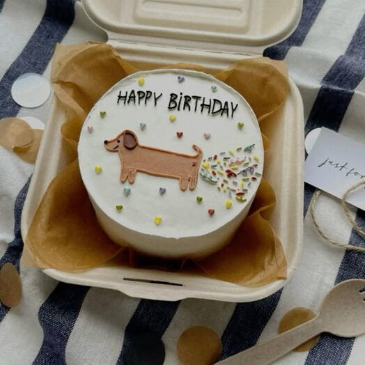 Бенто-торт happy birthday на день рождения любимому любимой парню девушке подруге другу