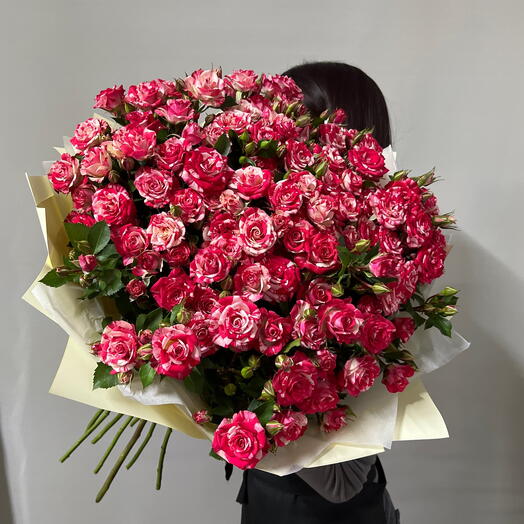 Фаер воркс❣️кустовая спрей Роза🌹 19 веток