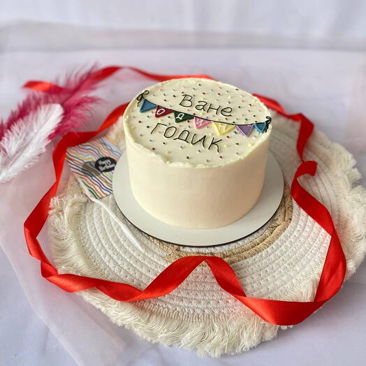 Торт на годик малышу 1,5кг