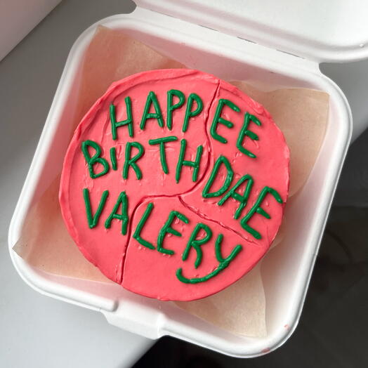 Бенто-торт Happy birthdae
