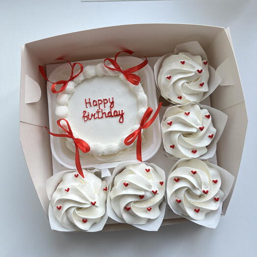 Набор на день рождения 🥳 Бенто + капкейки