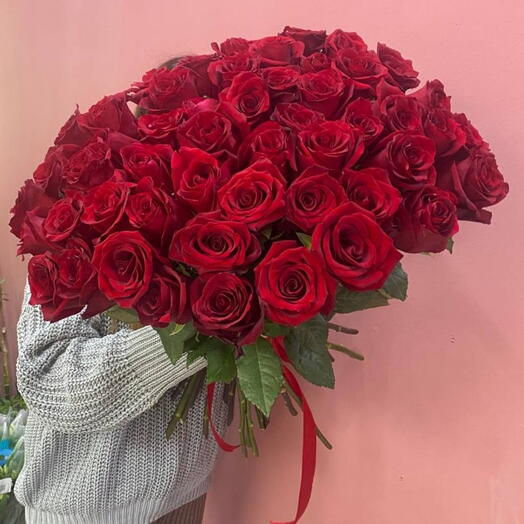 55 красных роз Эквадор