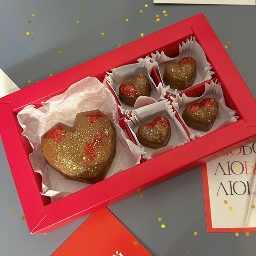 Дубайские сердца конфеты на 14 февраля