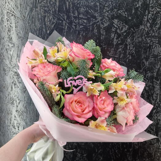 Букет I love you
