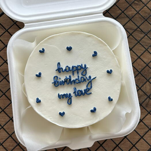 Бенто торт в подарок на день рождения «happy birthday my love»