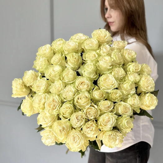 51 роза Мондиаль 60 см