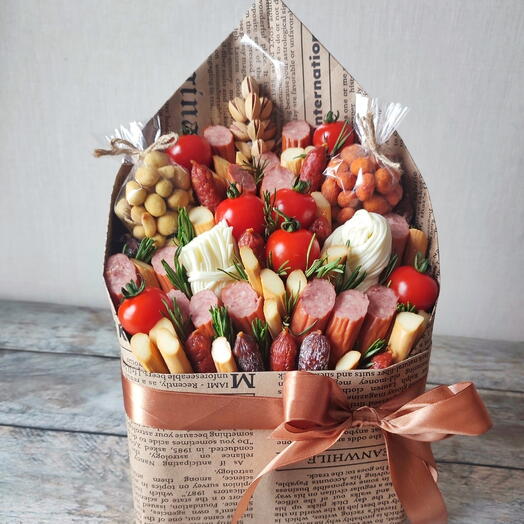 Мини коверт с ароматными закусками