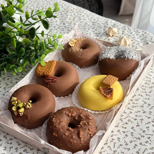 Donut cake набор 6 штук
