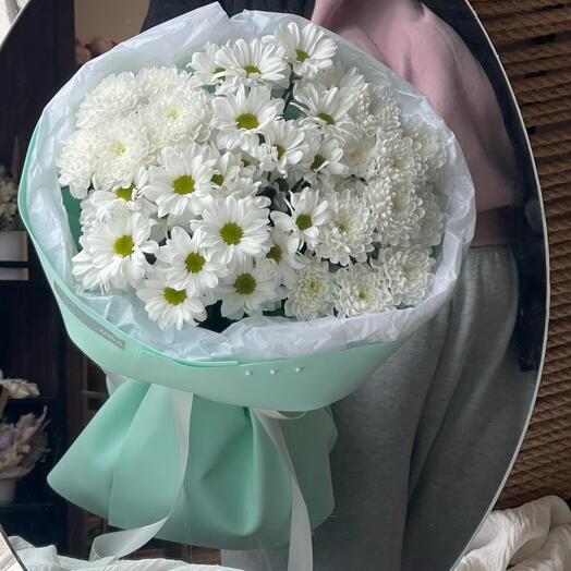 Букет микс хризантем