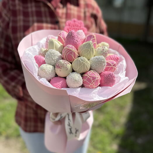 Букет из клубники в шоколаде 30 шт