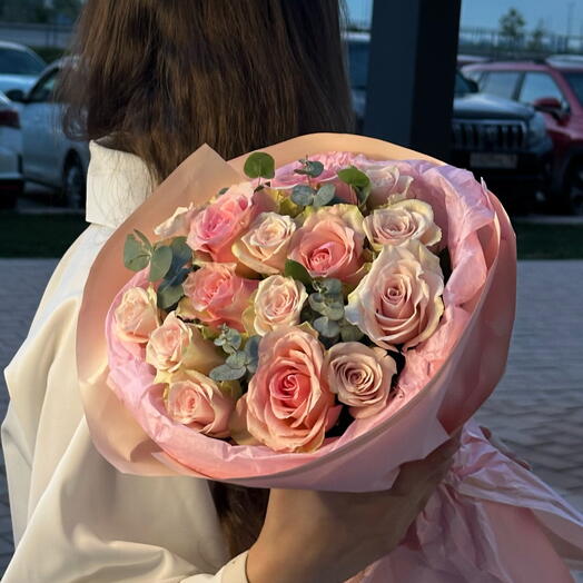 Букет из 17 Кенийских Роз
