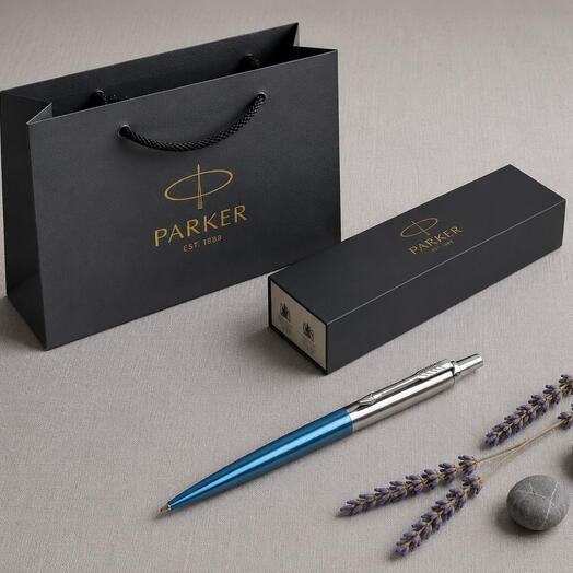 Подарочный набор Шариковая ручка Parker Jotter Waterloo Blue CT