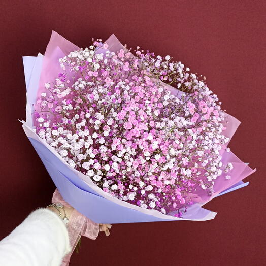Букет из гипсофил💜