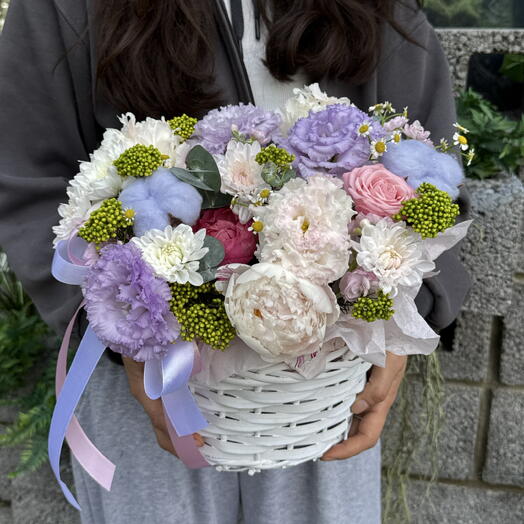 Корзина цветов 🌸