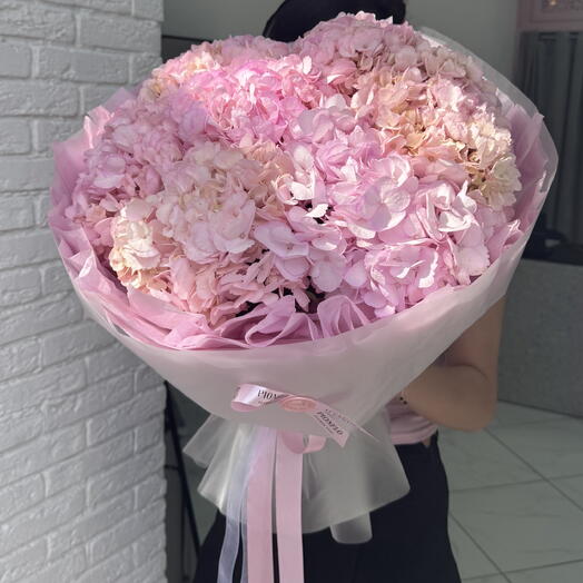 7 Розовых Гортензий