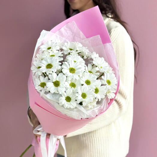 💥ШОК ЦЕНА💥-40%АКЦИЯ💕Букет ромашковых кустовых хризантем/Цветы Уфа/Цветы в Уфе/Доставка цветов Уфа