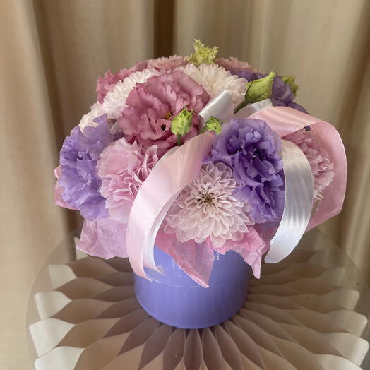 Композиция в лавандовом цилиндре💜