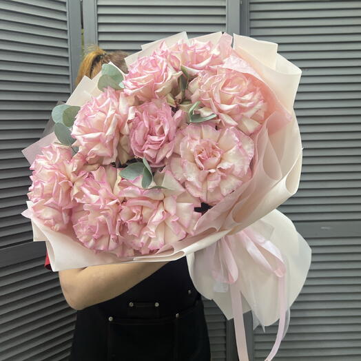 Ажурные розы с эвкалиптом 💖