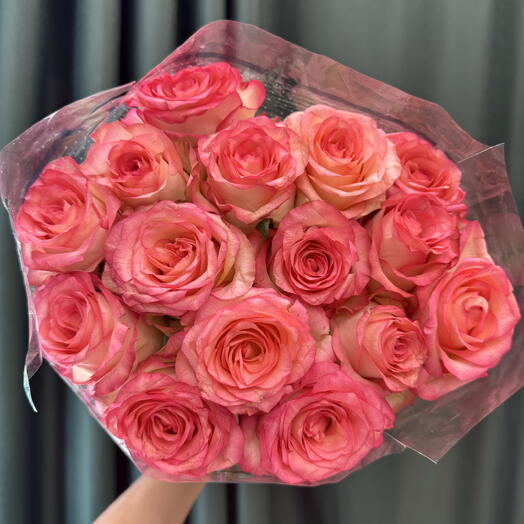 СКИДКА пачка одноголовых роз «Джумилия» 50 см (15 штук)