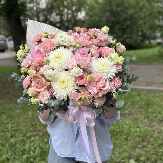 Корзина «Розовый каскад»