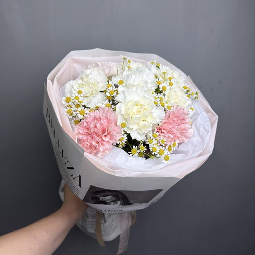 Нежный букет из стойких цветов🌸