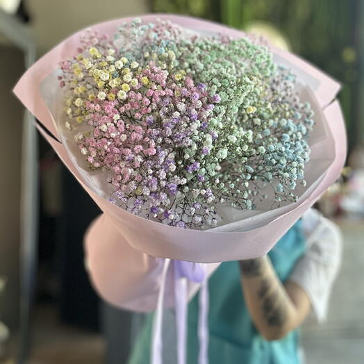Пышный букетик гипсофилы💜