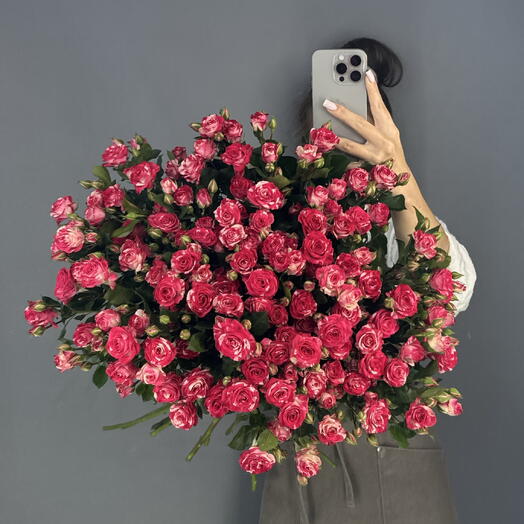 Монобукет🌹 Файер Воркс 19шт