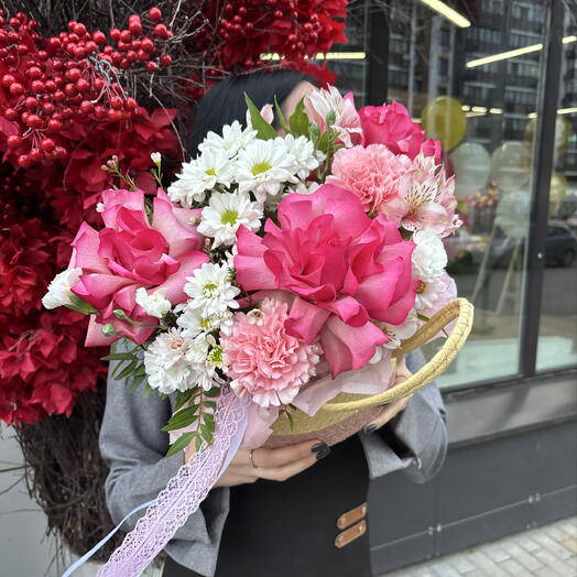 Сумочка с ажурными розами🩷🌸