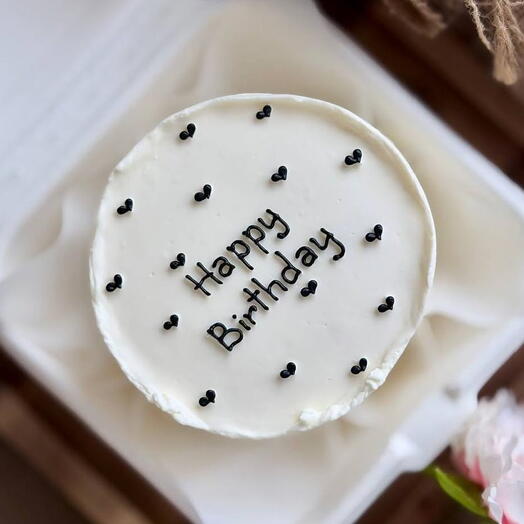Бенто торт happy birthday на день рождения