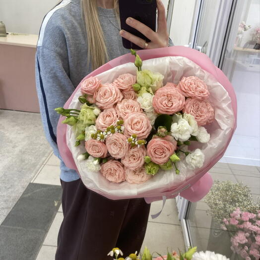 🌺Букет с кустовыми розами🌺