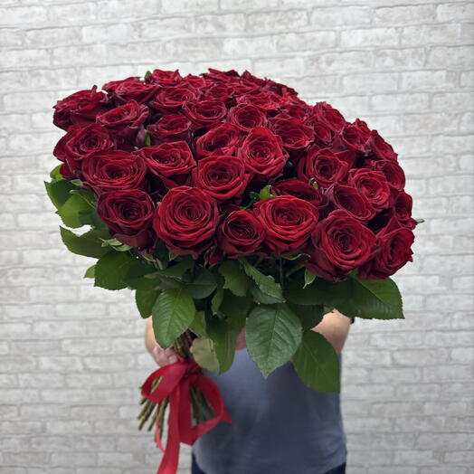 Красные розы 70см 🌹🌹