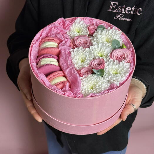 Шляпная композиция с десертами 🌸🍰