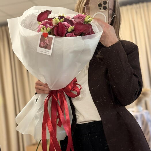 Калла и эустома