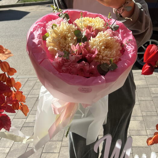 Стильный букет из самых стойких цветов 🌸