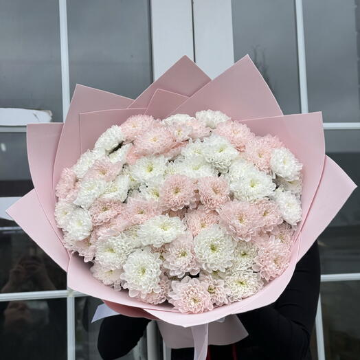 Букет нежных хризантем 🌸