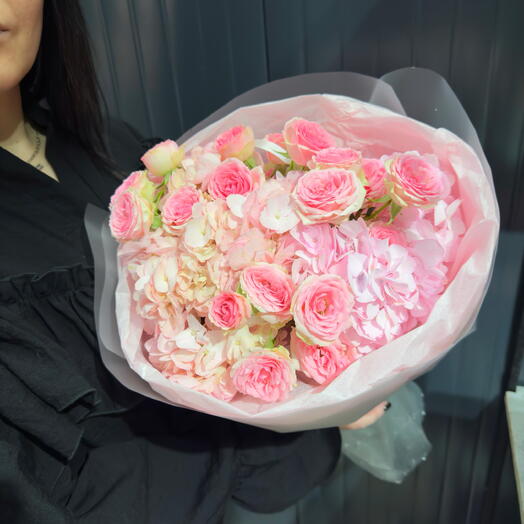 Гортензия 🥰 премиум пион кустовая Роза