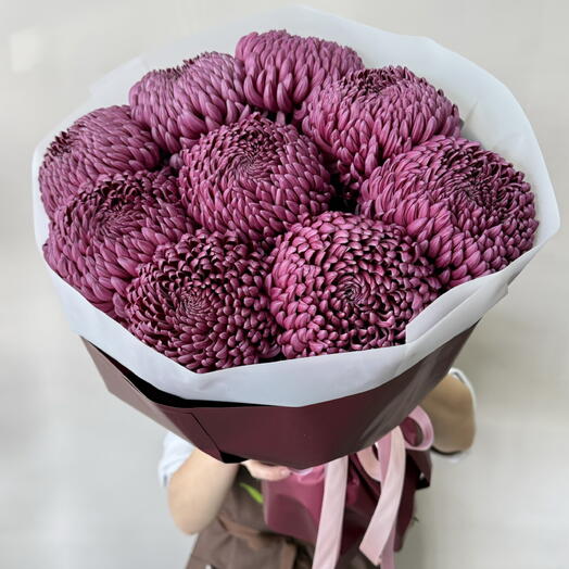 Хризантема бигуди 9 штук💜