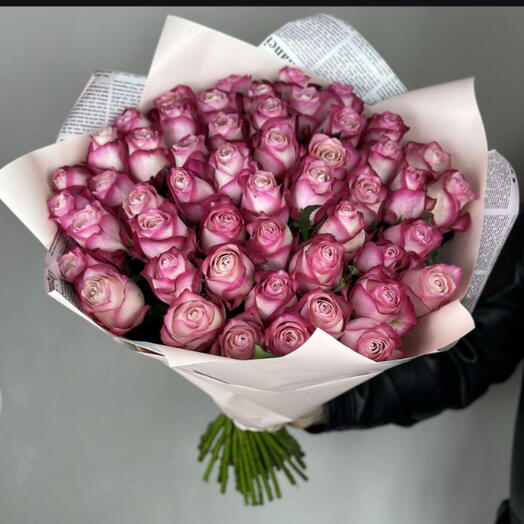 Букет из 51 Розы 50 см(венди)