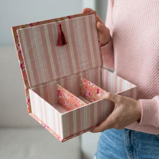 Шкатулка ручной работы «Цветочное поле»💐