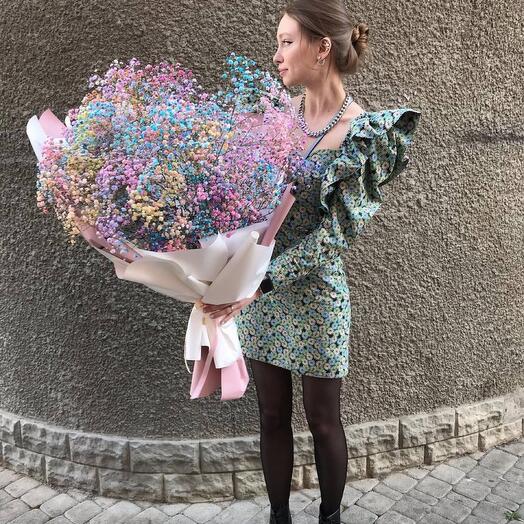 Bouquet of gypsophila