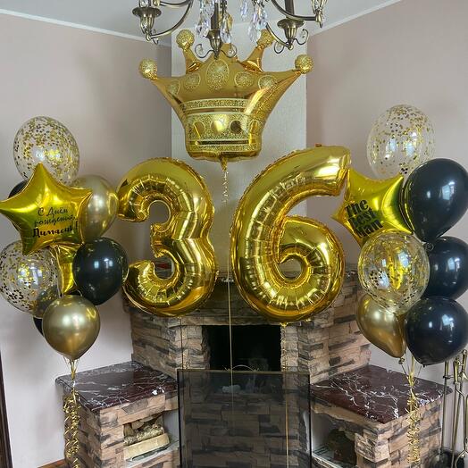 Globos de Cumpleaños, 21 piezas