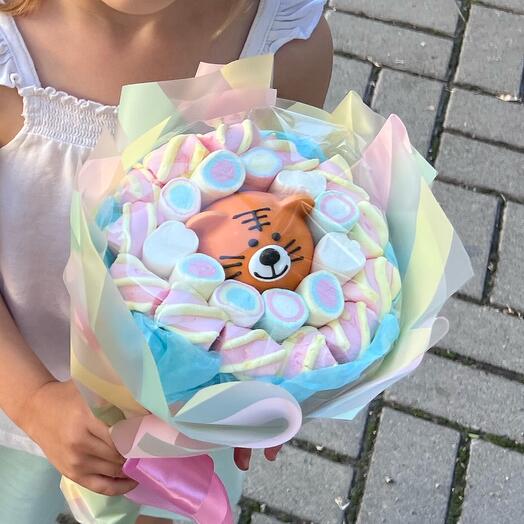 Букет из маршмеллоу