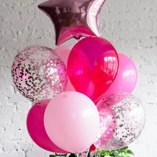 fountain in pink
