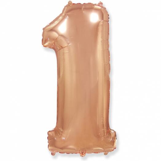 Figure 1 rose gold, 102 cm