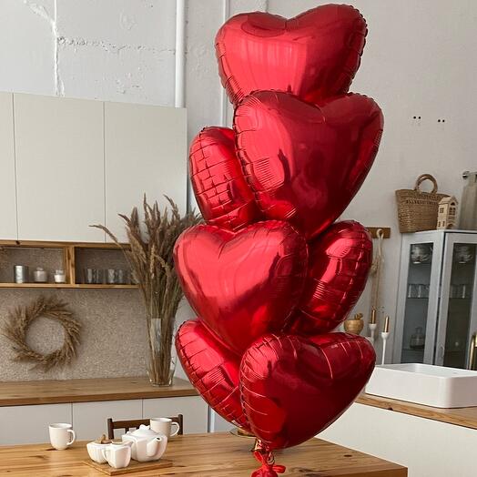 Paquete de corazones 7 piezas
