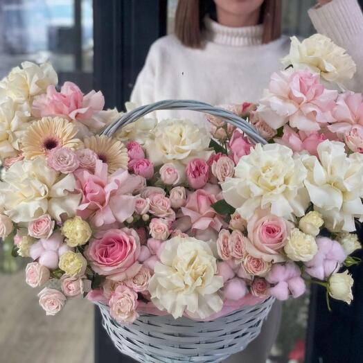Cesta de flores